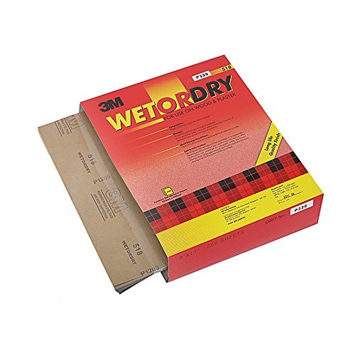 3M™ Wetordry™ Sandpaper Sheet 518, P150, 9 in x 11 in, 250 ea/Case